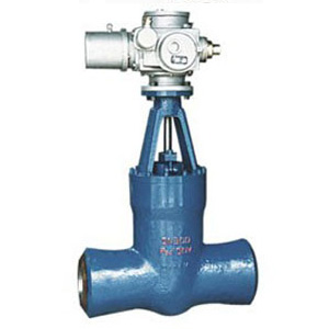 High temperature and high voltage electric power plant gate valve