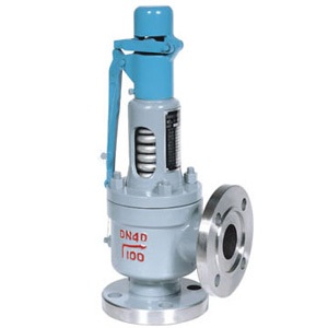 Full open safety valve with wrench spring