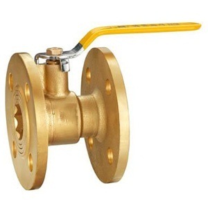 Q41F brass flange ball valve