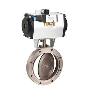GIQ-B pneumatic high vacuum butterfly valve